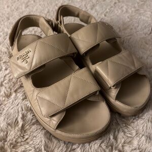 Authentic Prada Tan Sandals - EXCELLENT CONDITION!